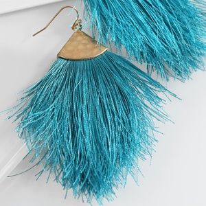 Tassel Earrings Turquoise
